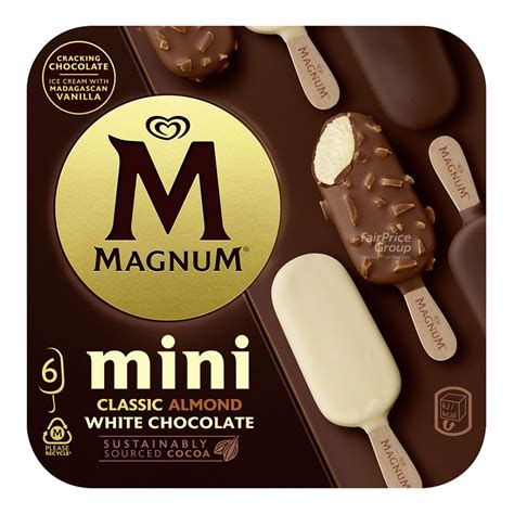 Magnum Mini Ice Cream - Classic, Almond & White | NTUC FairPrice