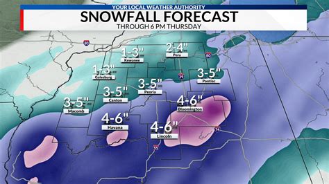 Winter storm to impact Central Illinois Wednesday through Thursday ...