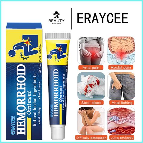 ERAYCEE HEMORRHOIDS CREAM Herbal Original Permanent Remove your Almoranas NO SURGERY NEEDED ...