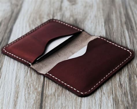 Leather Business Card Holder Wallet Saddleback | semashow.com