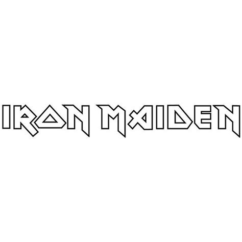 Sticker Iron Maiden Logo | MuralDecal.com