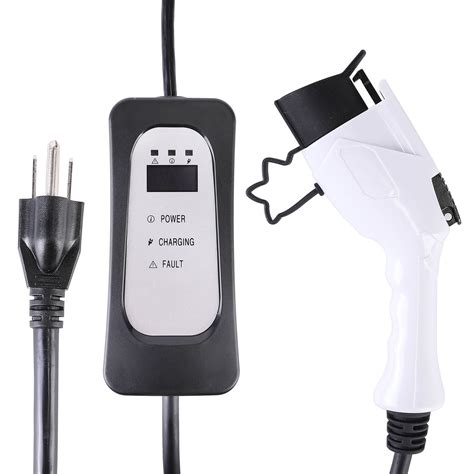 Buy Level 1 Electric Car EV Charger (110V-240V 16A), IP54 Waterproof ...