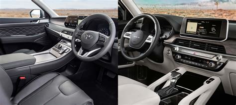 Hyundai Palisade vs Kia Telluride interior, which one is better? - SUVCult