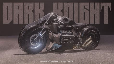 ArtStation - DARK KNIGHT - BMW K100 - BATMAN BIKE CONCEPT by RAXE97NINETYSEVEN