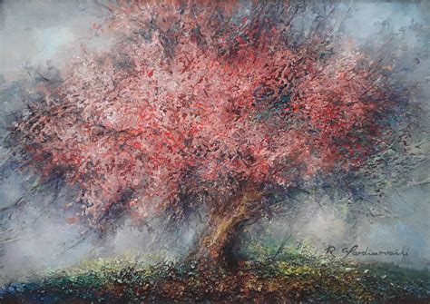 Cherry-Tree-Flowers-Oil-Painting.jpg, Painting by Radinka Gardinovacki ...