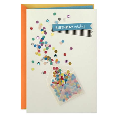 Hallmark Birthday Greeting Card (Envelope with Confetti) - Walmart.com