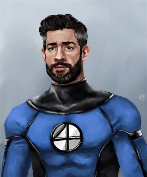 ArtStation - John Krasinski as Mr. Fantastic