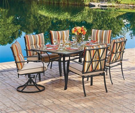 Wilson & Fisher Westport Dining Table - Big Lots | Costco patio furniture, Affordable outdoor ...