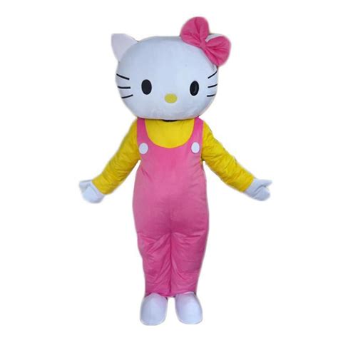 2019 Factory Direct Sale Pink Cat Mascot Animal Costume Halloween Christmas Beast Performance ...