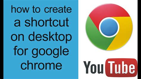 How to create shortcut on desktop google chrome - spirithow