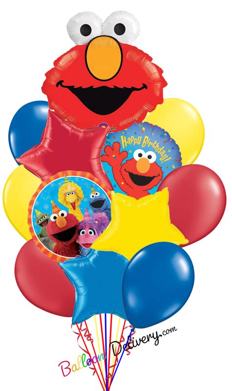 Elmo Deluxe Balloon Centerpiece/Bouquet