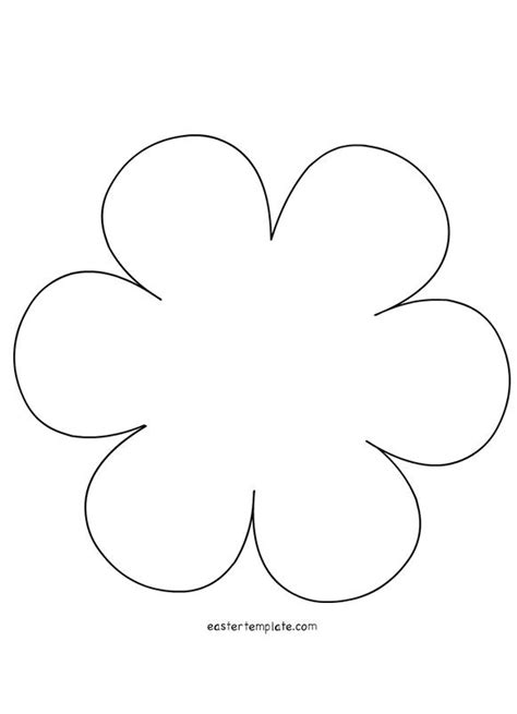 Flower Shape - Easter Template | Flower templates printable free ...