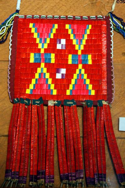 Sioux quillwork pouch at Montana Historical Society museum. Helena, MT. | Native american crafts ...