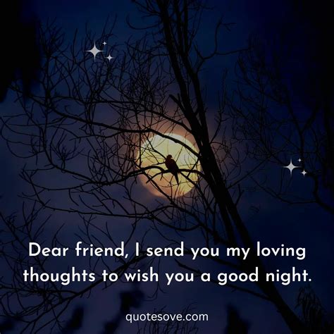 80+ Friend Good Night Quotes, Wishes, & Messages » QuoteSove