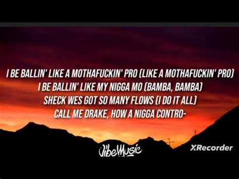 Sheck Wes - Mo Bamba (Lyrics) - YouTube