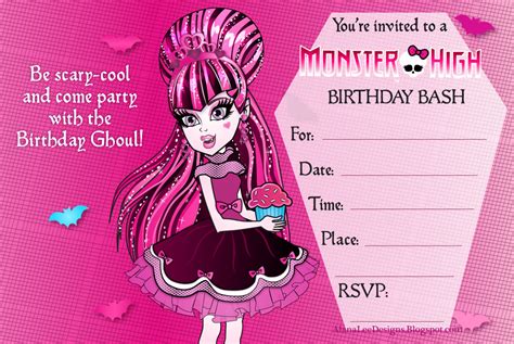 8 Best Images of Monster Birthday Party Invitations Printable - Monster ...