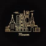 Moscow Russia skyline city silhouette Stock Vector Image by ©Yurkaimmortal #21802579