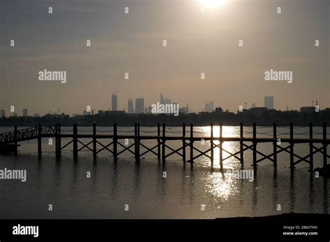 Manama skyline from Arad, Kingdom of Bahrain Stock Photo - Alamy