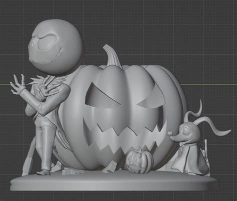 ArtStation - JACK AND ZERO THE NIGHTMARE BEFORE CHRISTMAS | Resources