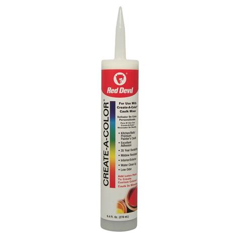 Red Devil 9.4 oz. Create-A-Color Multi-Purpose Caulk-0409 - The Home Depot