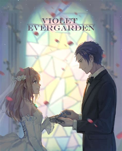 Violet Evergarden & Gilbert Bougainvillea | Violet evergarden anime ...