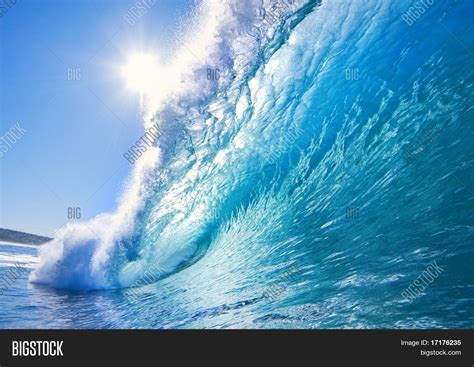 Big Blue Surfing Wave Image & Photo (Free Trial) | Bigstock