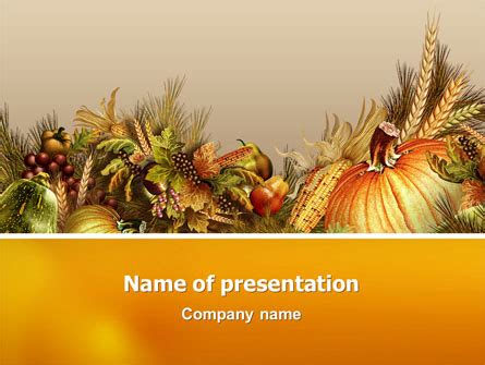 Autumn Harvest Presentation Template for PowerPoint and Keynote | PPT Star