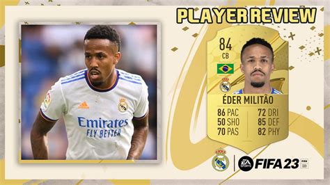 THE WALL! 💪 84 EDER MILITAO PLAYER REVIEW! FIFA 23 ULTIMATE TEAM - YouTube