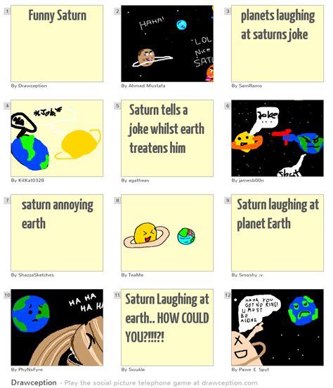 Funny Saturn - Drawception