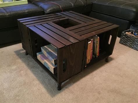 Diy: How To Make A Coffee Table Crate - Coffee Table Decor