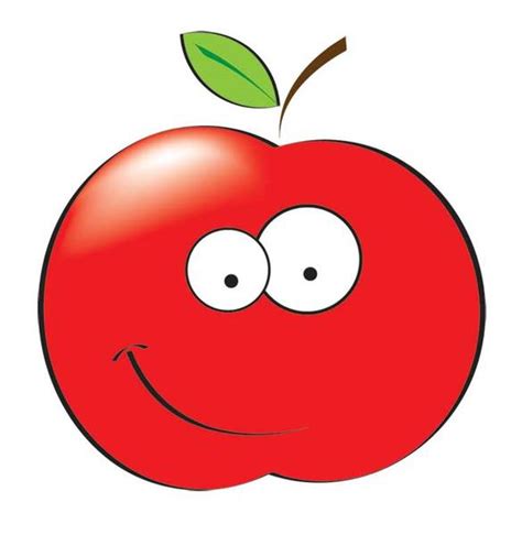 Download HD Red, Apple, Food, Fruit, Menu, Apples, Cartoon, Free - Clip ...