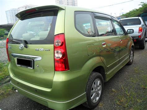 KERETA UNTUK DI JUAL: TOYOTA AVANZA 1.5G (A), YEAR 2007