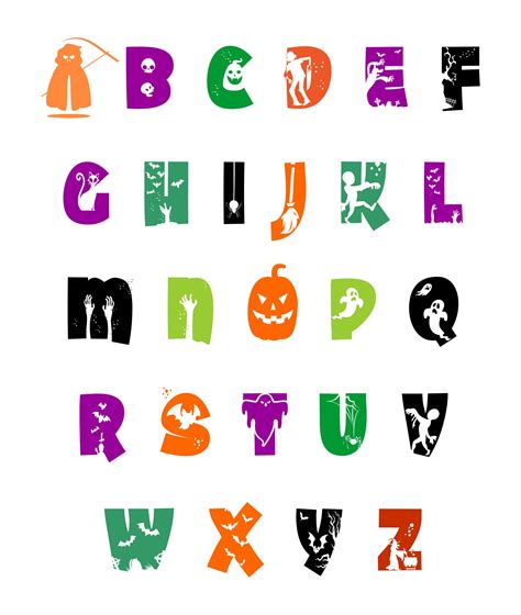 Free Printable Halloween Letters - Printable Templates