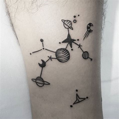 20 Sagittarius Constellation Tattoo Designs, Ideas and Meanings for Zodiac Lovers - Tattoo Me Now