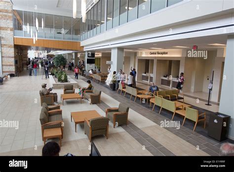 The interior waiting area of a new Veterans Administration VA Outpatient Clinic in southeast ...