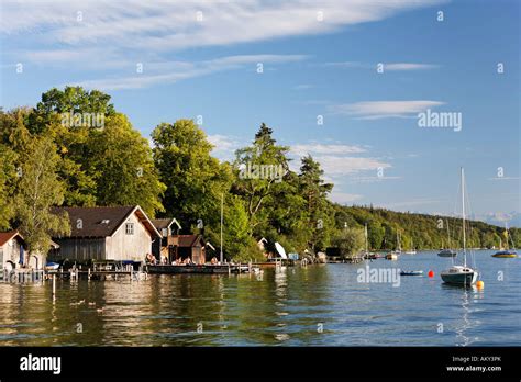 Lake Starnberg (Starnberger See), Upper Bavaria, Germany Stock Photo: 15094842 - Alamy