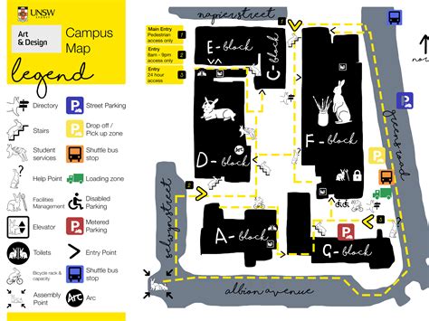 UNSW Campus Map by Francis Nay on Dribbble