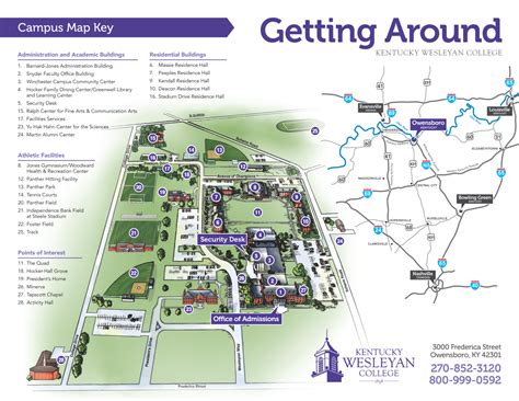 Campus Map – Kentucky Wesleyan College