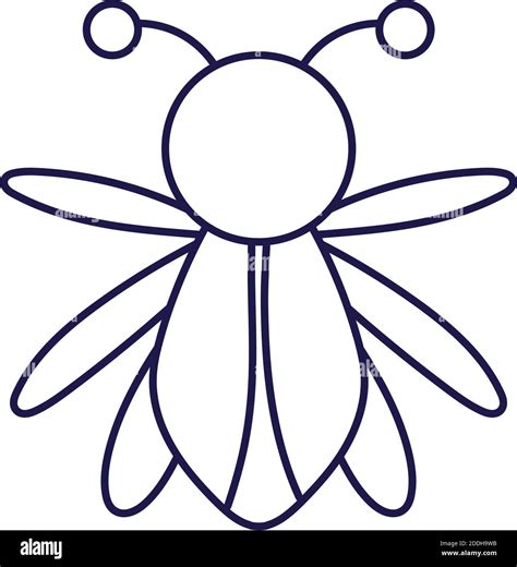 insect animal cartoon drawing flat icon design vector illustration ...