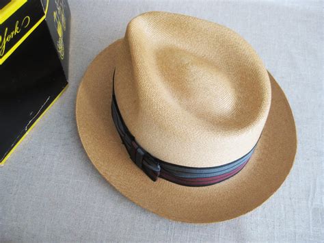 Vintage Mens Panama Hat, Mans Accessory, Mad Men Style, Summer Hats ...