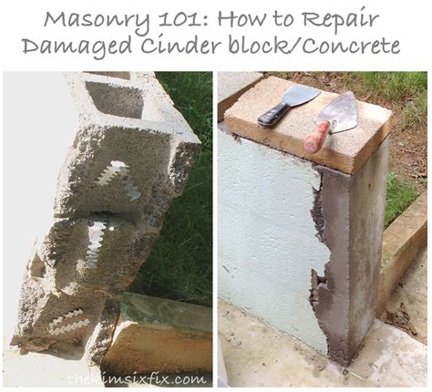 Cinder Block Wall Repair