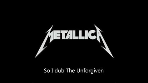 Metallica - "The Unforgiven" Lyrics (HD) - YouTube