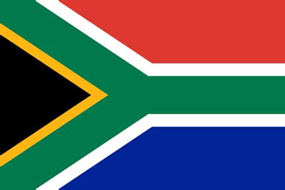 South Africa flag vector - Country flags