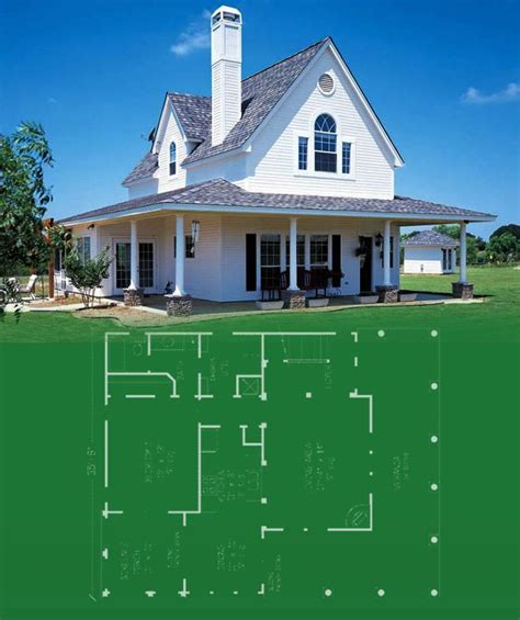 Small farmhouse plans for building a home of your dreams - Craft-Mart