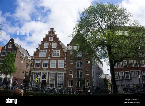 Amsterdam. The famous Canals and bridges of Old Amsterdam Stock Photo ...