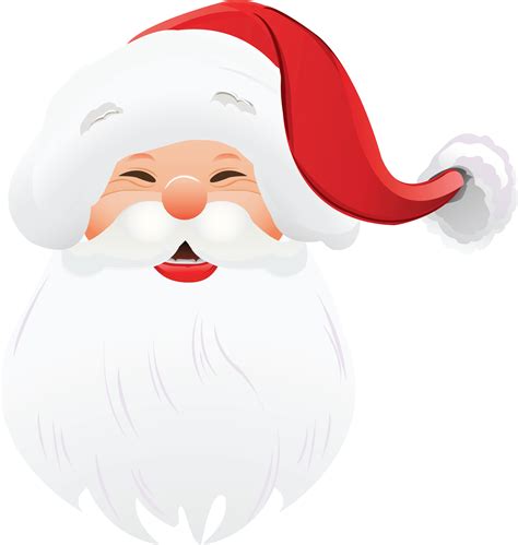 Transparent Santa Beard Png - Santa Claus Face Png Clipart - Full Size Clipart (#5218499 ...