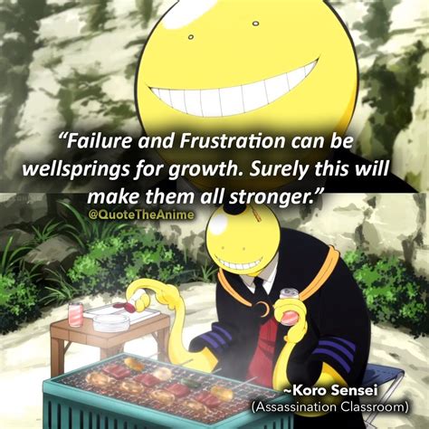 assassination-classroom-quotes-Failure and Frustration can be ...