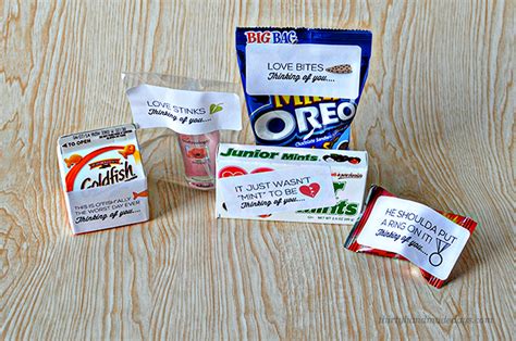 Printable Un- Valentine's Day Treats | Valentines day treats, Valentine's day printables ...