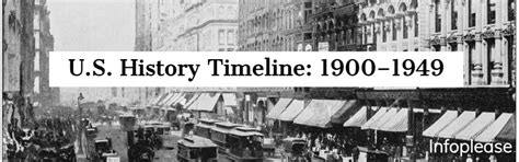 U.S. History Timeline: 1900–1949 | Infoplease