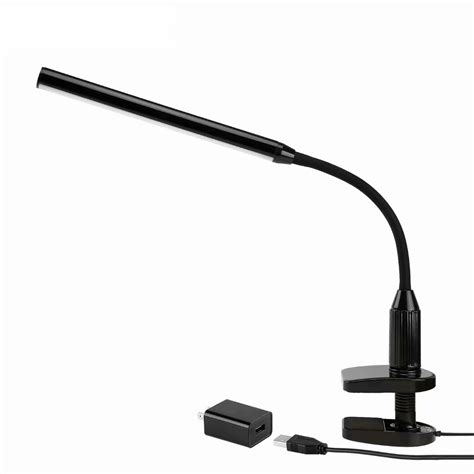TORCHSTAR LED Clamp Desk Lamp, Dimmable Eye-friendly Table Lamp, Touch Sensitive Control, Desk ...